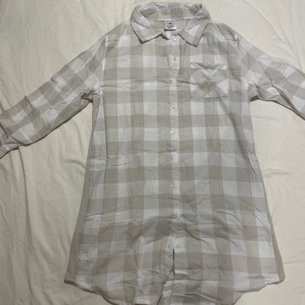 Plaid Pajama Dress